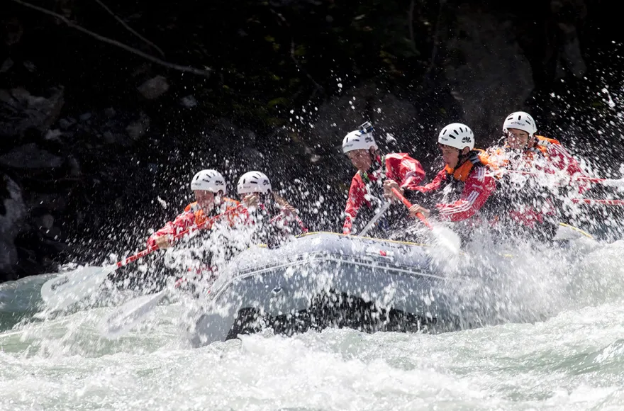 Extrem-Rafting im Ötztal