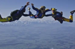 Fallschirmsprung solo
