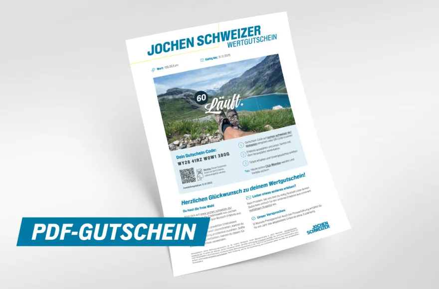 Flexibles Geschenk 60. Geburtstag (Läuft)