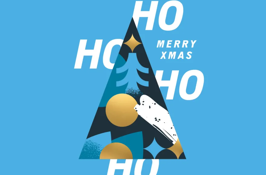 Flexibles Geschenk HoHoHo