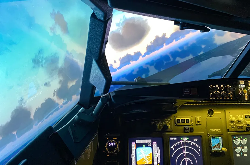 Flugsimulator Boeing 737 Backnang