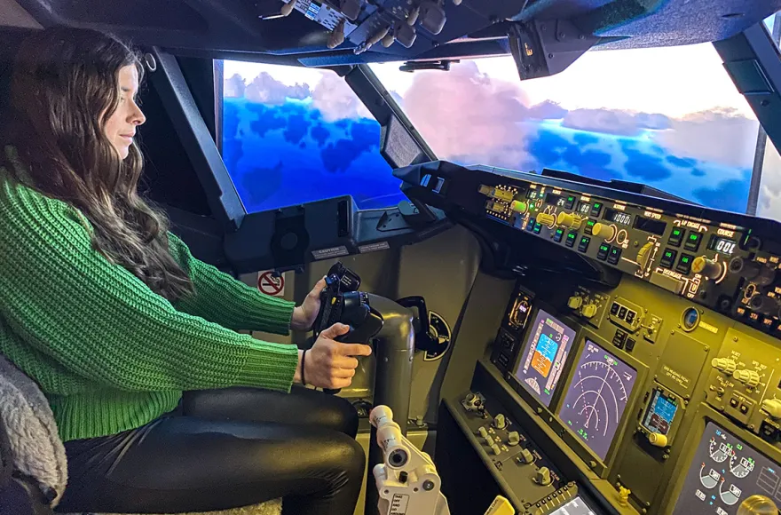 Flugsimulator Boeing 737 Backnang