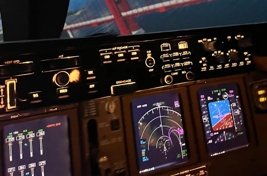 Flugsimulator Bornheim (Boeing 747 - Economy)
