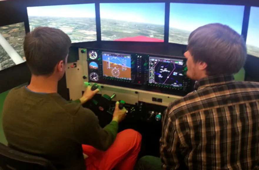 Flugsimulator Cessna 182 in Dortmund