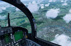 Flugsimulator Kampfjet F18 in Zürich