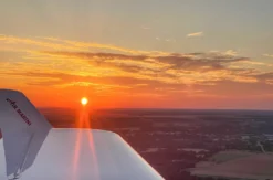 Flugzeug Rundflug Taucha (Sunset)