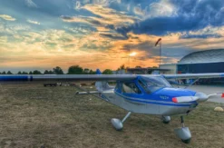 Flugzeug Rundflug Taucha (Sunset)