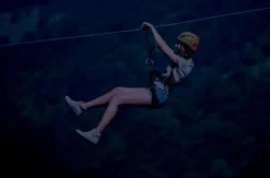 Flying Fox bei Nacht in der Vulkaneifel