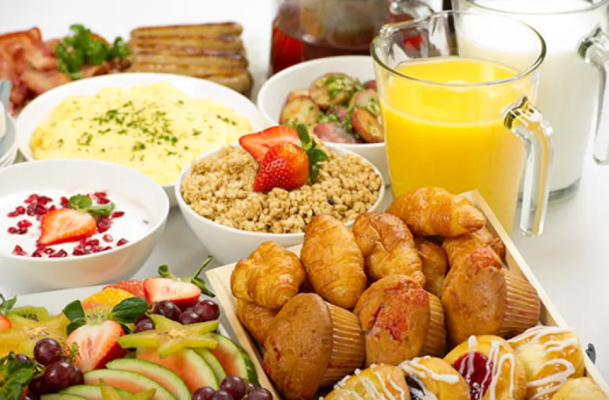 Frühstück im Hotel für 2