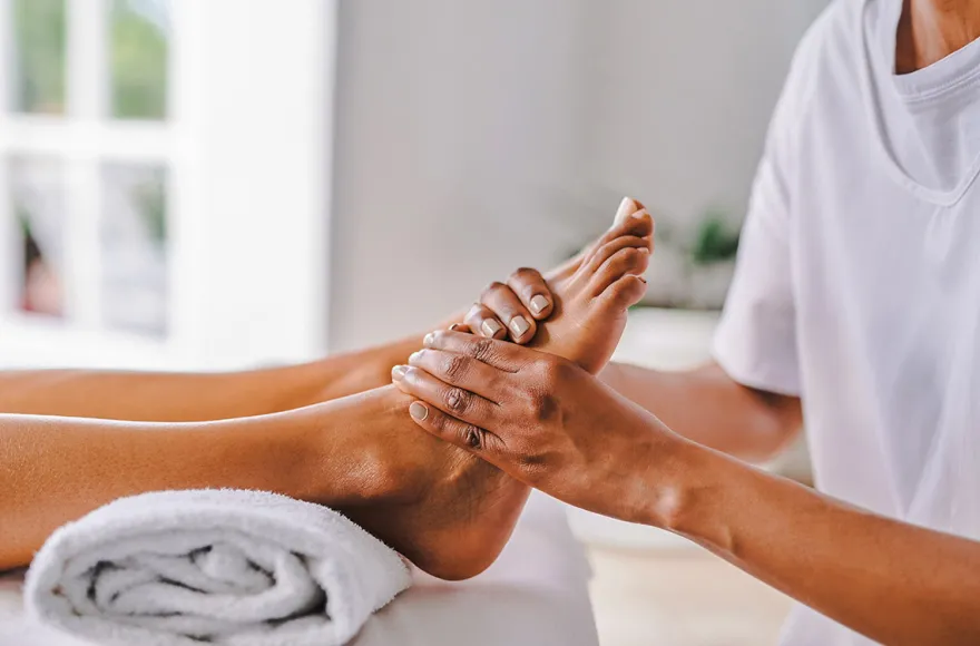 Fußreflexzonen-Massage