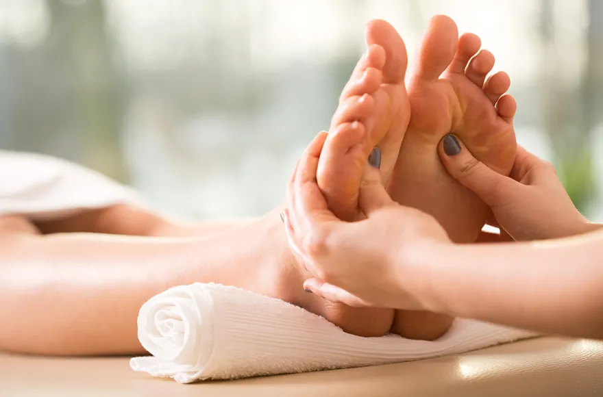 Fußreflexzonen-Massage