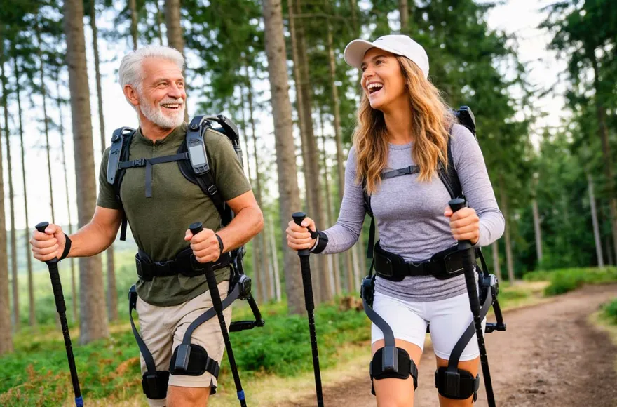 Geführte Wanderung mit Exoskelett Rösrath
