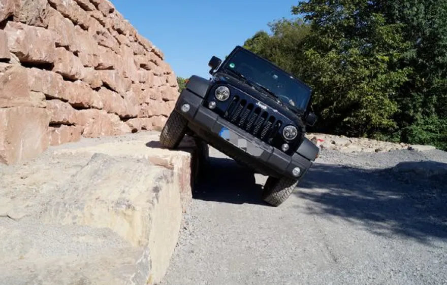 Geländewagen offroad fahren Sinsheim (Jeep Wrangler)