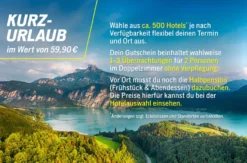 Geschenkbox Kurzurlaub
