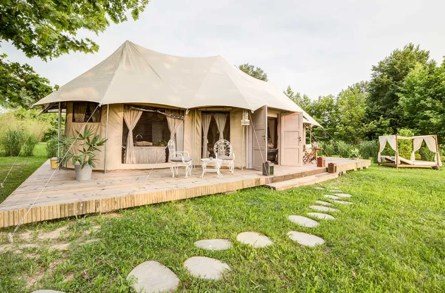 Glamping in Mirano, Venedig für 2 (1 Nacht)