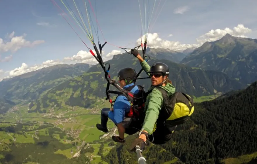 Gleitschirm Tandemflug Mayrhofen