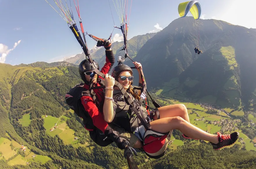 Gleitschirm Tandemflug Meransen für 2