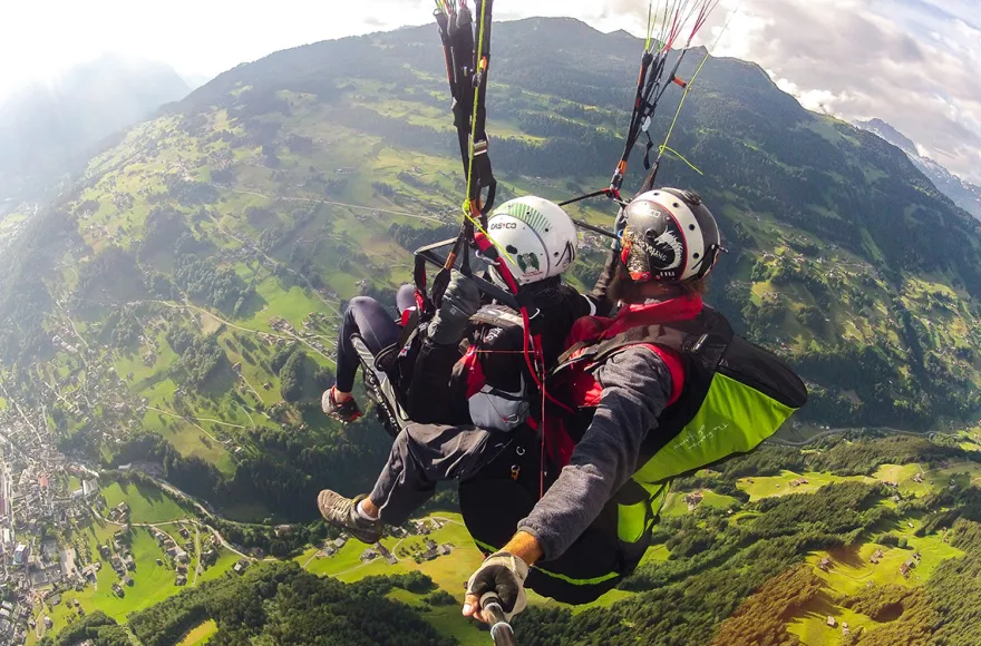 Gleitschirm Tandemflug Schruns