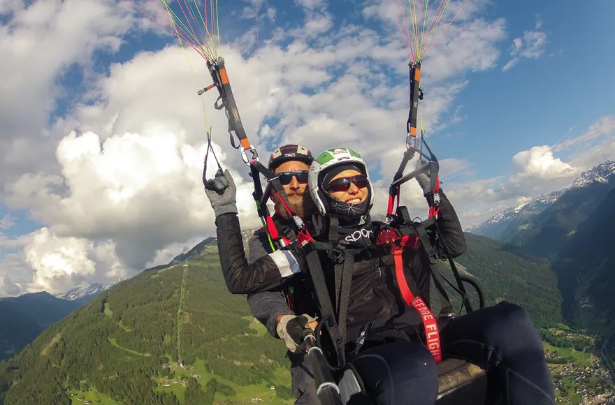 Gleitschirm Tandemflug Schruns