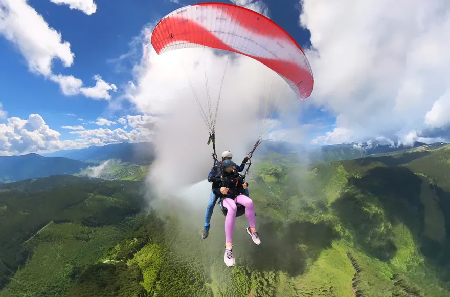 Gleitschirmtandemflug Zell am See - Kaprun