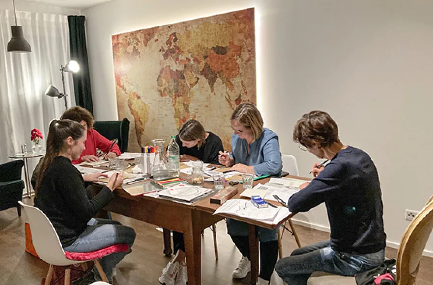 Handlettering Kurs für Fortgeschrittene Oberstaufen-Steibis (3 Std.)