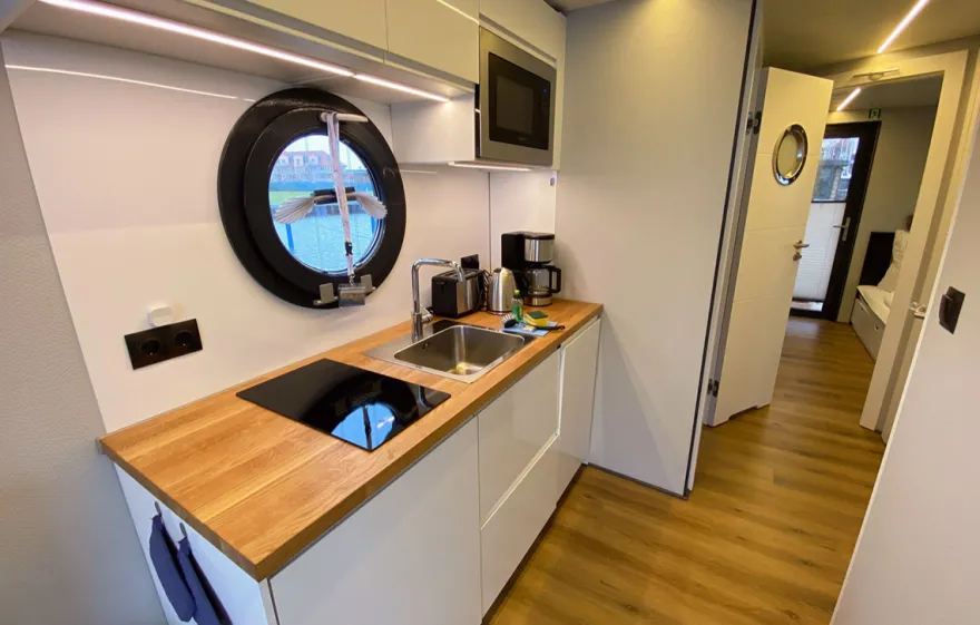 Hausboot Übernachtung mit Sauna Barth für 4 (2 Nächte)