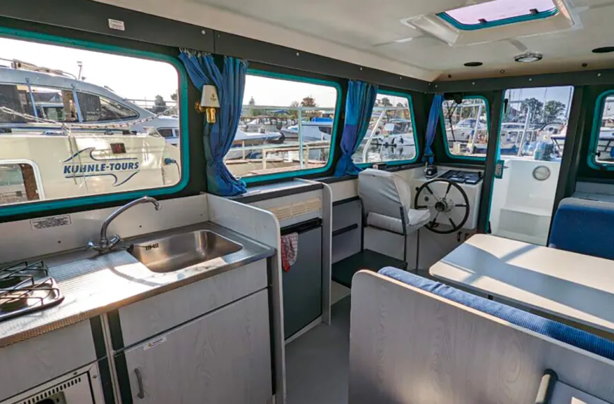 Hausboot-Übernachtung Rechlin für 5 (4 Nächte)