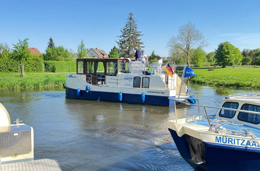 Hausboot-Übernachtung Rechlin für 5 (4 Nächte)