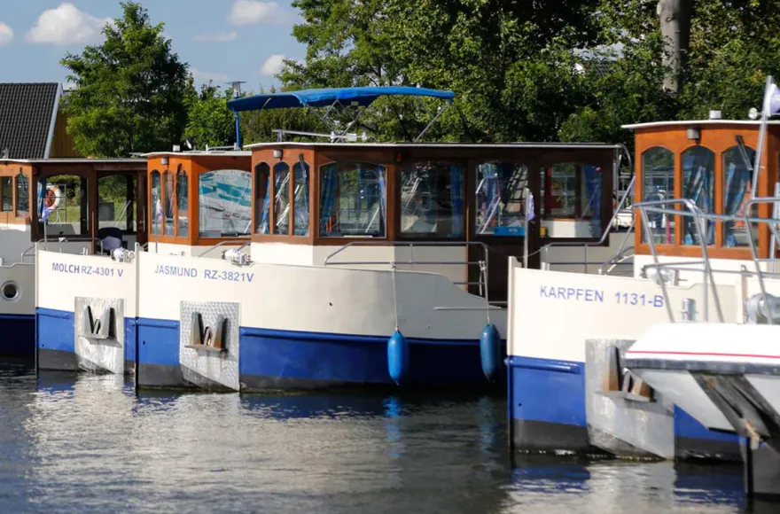 Hausboot-Übernachtung Rechlin für 5 (4 Nächte)