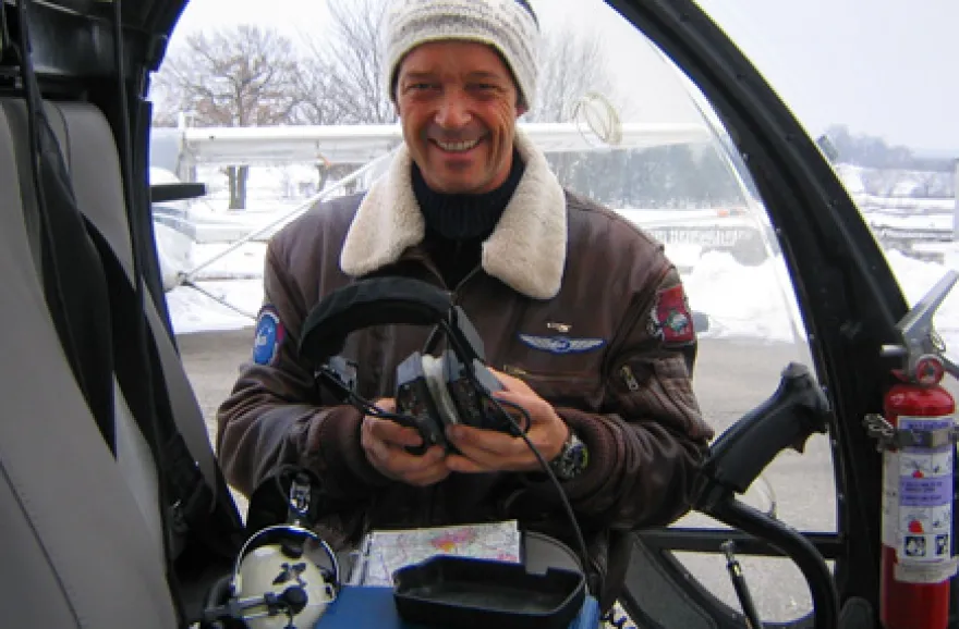 Heli-Flug mit Schauspieler Michael Roll für bis zu 4 Personen
