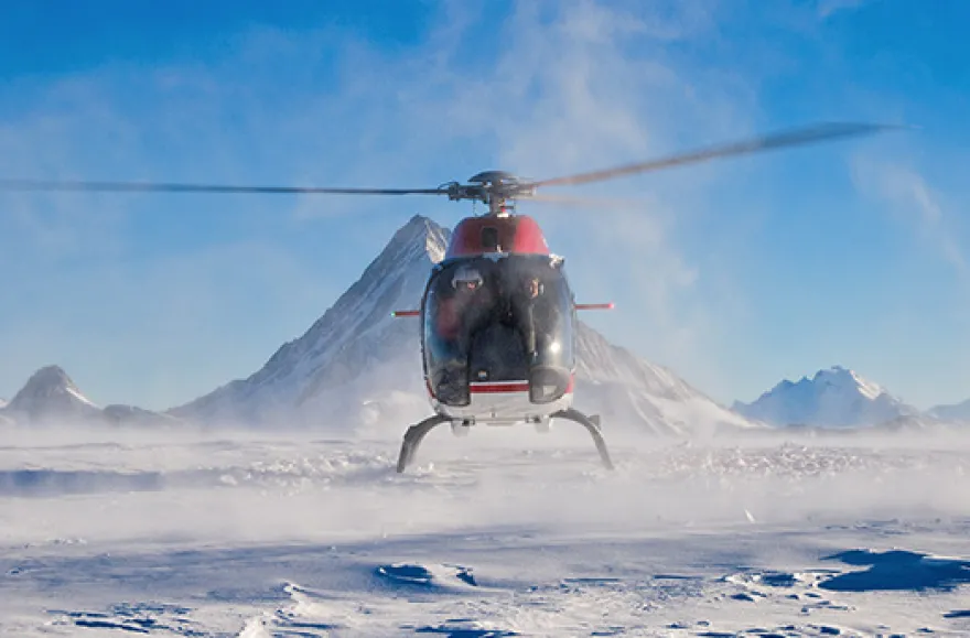 Helikopterflug mit Gletscherfrühstück in den Schweizer Alpen für 2
