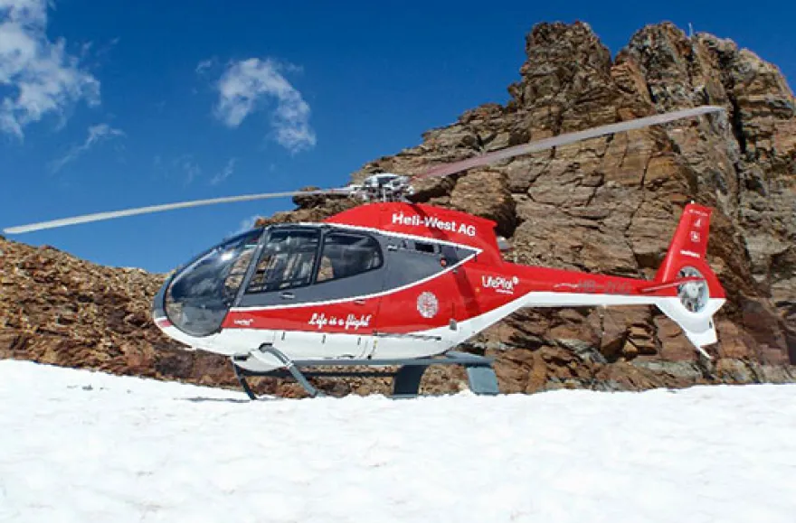 Helikopterflug mit Gletscherlandung Liechtenstein