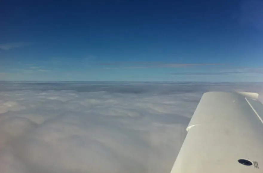 Höhenflug im Ultraleichtflugzeug