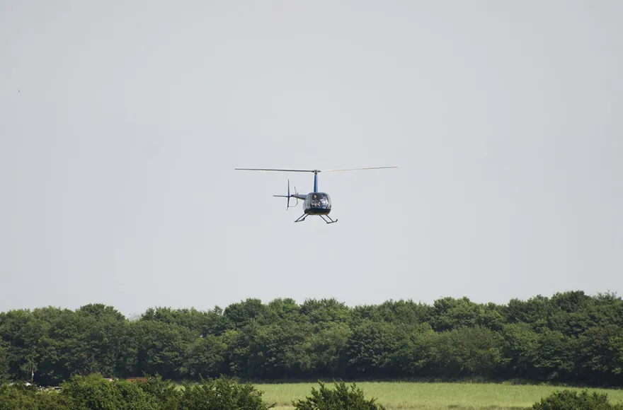 Hubschrauber selber fliegen Hünxe (20 Min.)