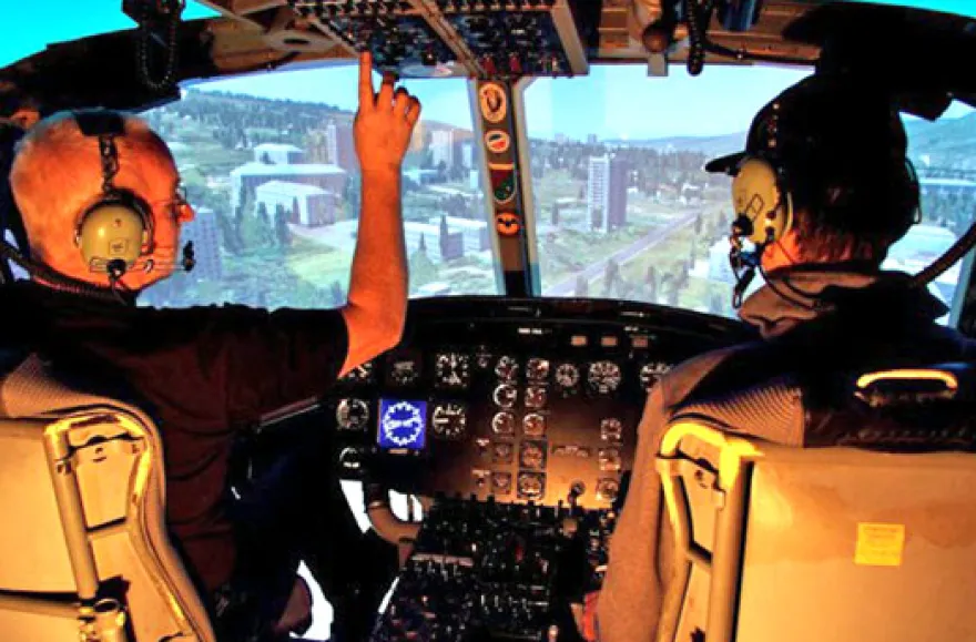 Hubschrauber Simulator in München (1 Std.)