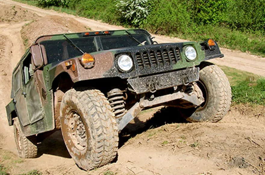 Hummer H1 im Gelände fahren in Mitteldeutschland (60 Min.)