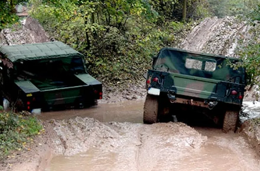 Hummer H1 im Gelände fahren in Mitteldeutschland (60 Min.)
