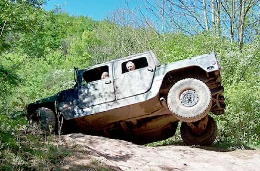 Hummer H1 im Gelände fahren in Mitteldeutschland (60 Min.)