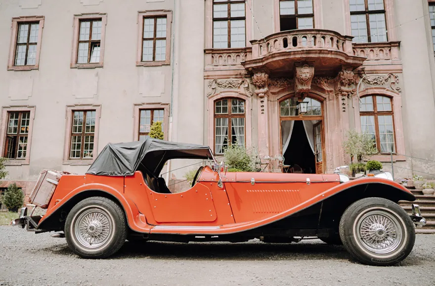 Jaguar Oldtimer fahren Brandis