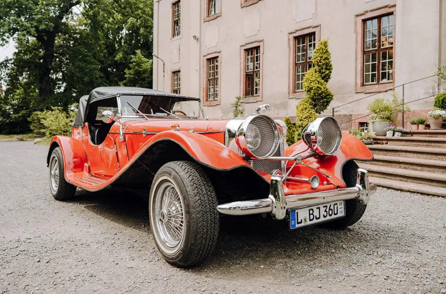 Jaguar Oldtimer fahren Brandis