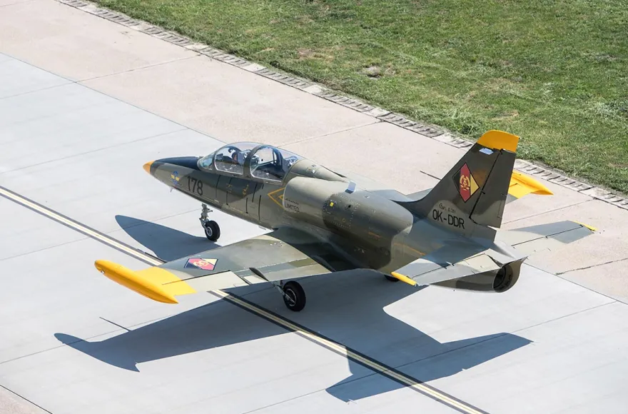 Jet Fliegen L-39 in Aosta
