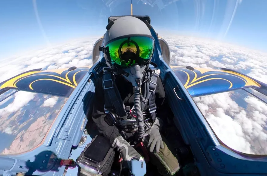 Jet Fliegen L-39 in Sion