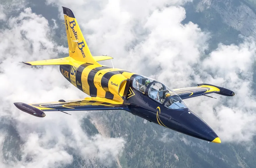Jet Fliegen L-39 in Sion