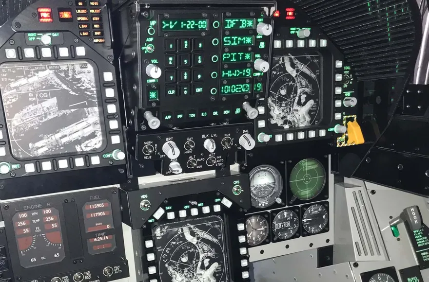 Kampfjet Simulator F18 Hornet (60min) "Maverick for a Day" Hamburg