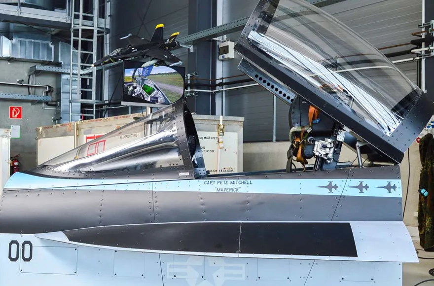 Kampfjet Simulator Gensingen (F18 Hornet) - Maverick for a day