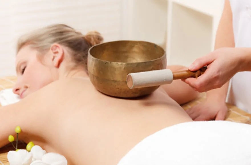 Klangschalen-Massage