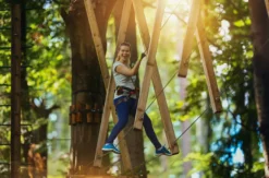 Kletterparcours im Waldseilgarten für 2