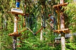 Kletterparcours im Waldseilgarten für 2