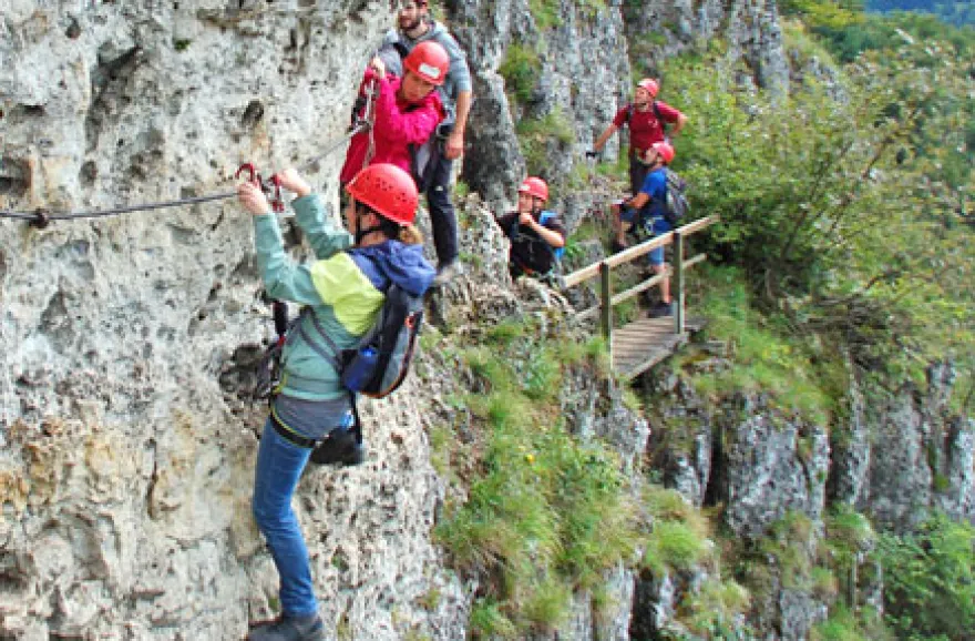 Klettersteig für Einsteiger
