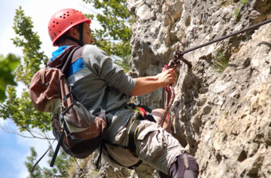 Klettersteig für Einsteiger